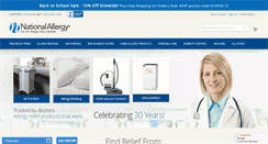Desktop Screenshot of natlallergy.com